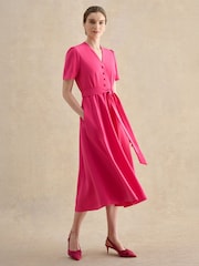 Hobbs Pink Lillie Dress - Image 1 of 4