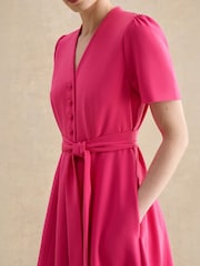Hobbs Pink Lillie Dress - Image 3 of 4