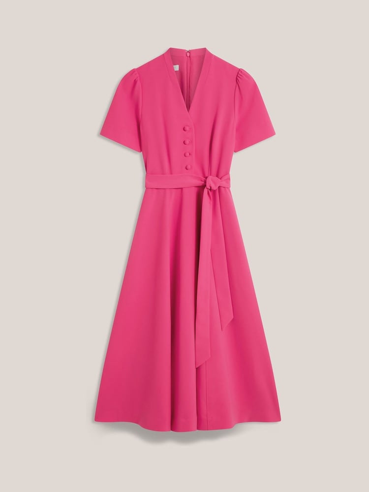 Hobbs Pink Lillie Dress - Image 4 of 4