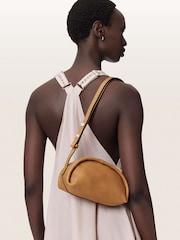 AllSaints Brown Rosalie Arc Crossbody Bag - Image 2 of 7