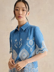 Hobbs Blue Daria Dress - Image 3 of 4