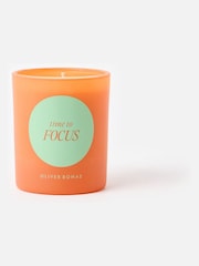 Oliver Bonas Orange Time to Focus Lavender Scented Candle - Image 1 of 5