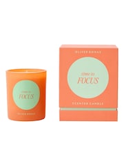 Oliver Bonas Orange Time to Focus Lavender Scented Candle - Image 5 of 5