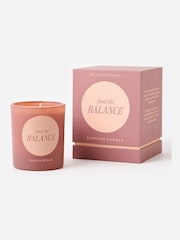 Oliver Bonas Brown Find the Balance Patchouli Scented Candle - Image 2 of 5