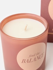 Oliver Bonas Brown Find the Balance Patchouli Scented Candle - Image 3 of 5
