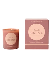 Oliver Bonas Brown Find the Balance Patchouli Scented Candle - Image 5 of 5