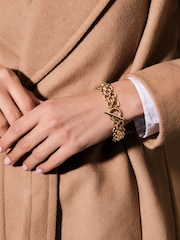 Lauren Ralph Lauren Gold Link Chain Flex Bracelet - Image 1 of 5