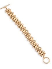 Lauren Ralph Lauren Gold Link Chain Flex Bracelet - Image 4 of 5