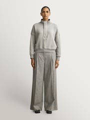 Free People Grey Timeless Pullover Sweat Top - Image 2 of 5