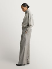 Free People Grey Timeless Pullover Sweat Top - Image 3 of 5