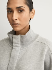 Free People Grey Timeless Pullover Sweat Top - Image 5 of 5