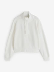 Free People White Timeless Pullover Sweat Top - Image 1 of 5