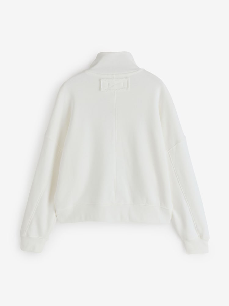 Free People White Timeless Pullover Sweat Top - Image 2 of 5 Free People White Timeless Pullover Sweat Top - Image 2 of 5