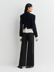 Free People Black Cloud Nine Blazer - Image 4 of 5