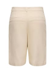 JDY Cream Linen Mix Bermuda Shorts - Image 6 of 6