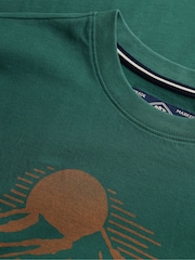 Superdry Green Retro Outdoor Relaxed T-Shirt - Image 7 of 7