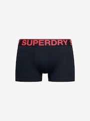 Superdry Blue Trunks 3 Pack - Image 4 of 7