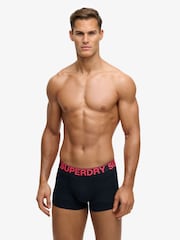 Superdry Blue Trunks 3 Pack - Image 5 of 7