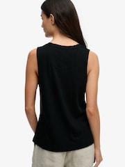 SUPERDRY Black SUPERDRY Scoop Neck Tank Vest - Image 3 of 7