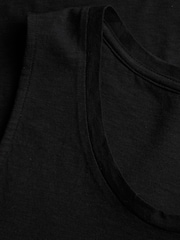 SUPERDRY Black SUPERDRY Scoop Neck Tank Vest - Image 7 of 7