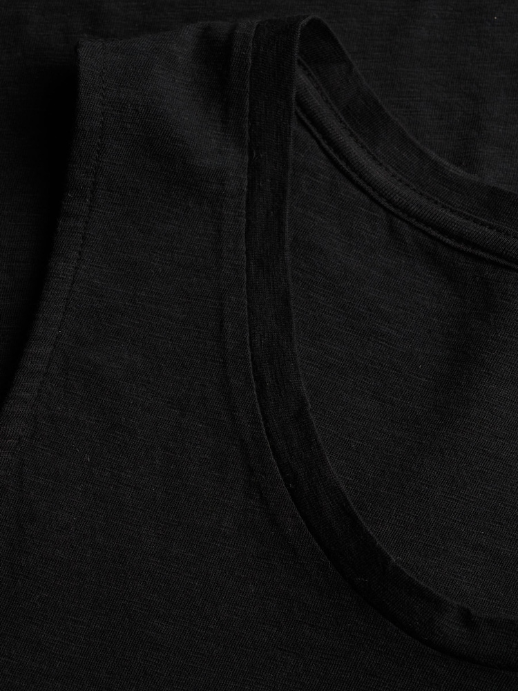 SUPERDRY Black SUPERDRY Scoop Neck Tank Vest - Image 7 of 7