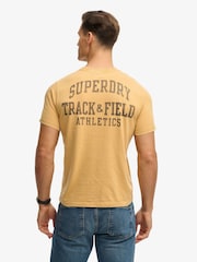 SUPERDRY Yellow Vintage Prep Relaxed Pocket T-Shirt - Image 3 of 7