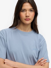 SUPERDRY Blue Essential Logo Loose T-Shirt - Image 5 of 6