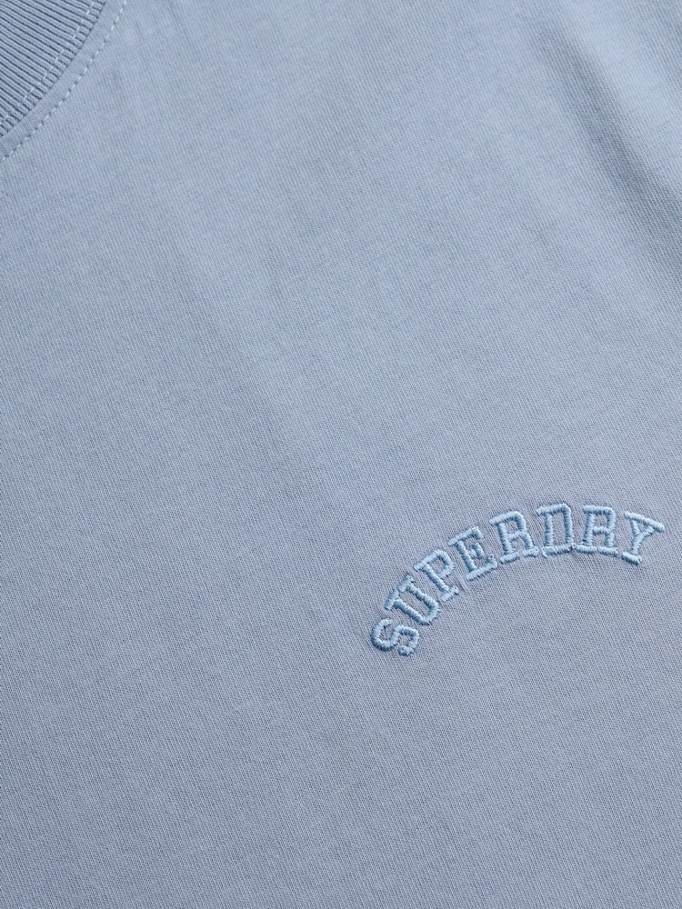 SUPERDRY Blue Essential Logo Loose T-Shirt - Image 6 of 6