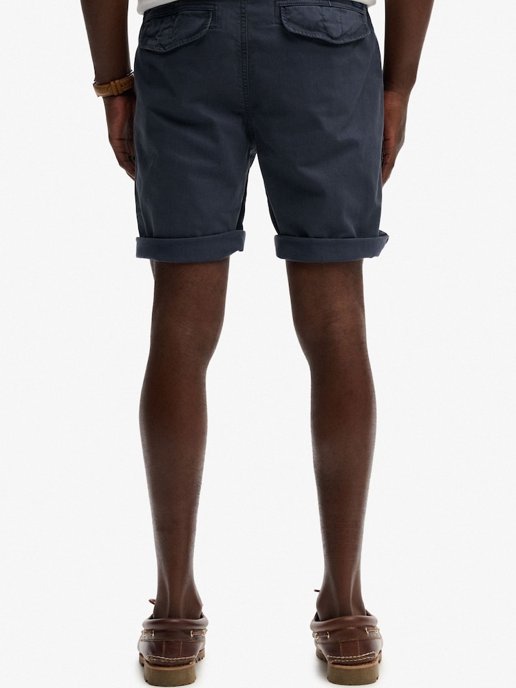 SUPERDRY Blue SUPERDRY Utility Chino Shorts - Image 2 of 5