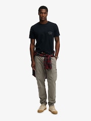 SUPERDRY Blue Vintage Prep Relaxed Pocket T-Shirt - Image 2 of 7