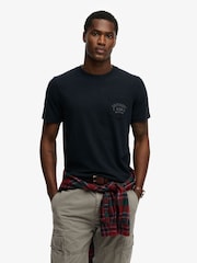 SUPERDRY Blue Vintage Prep Relaxed Pocket T-Shirt - Image 4 of 7