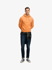 SUPERDRY Orange 1954 Company Relaxed Hoodie - Image 4 of 7