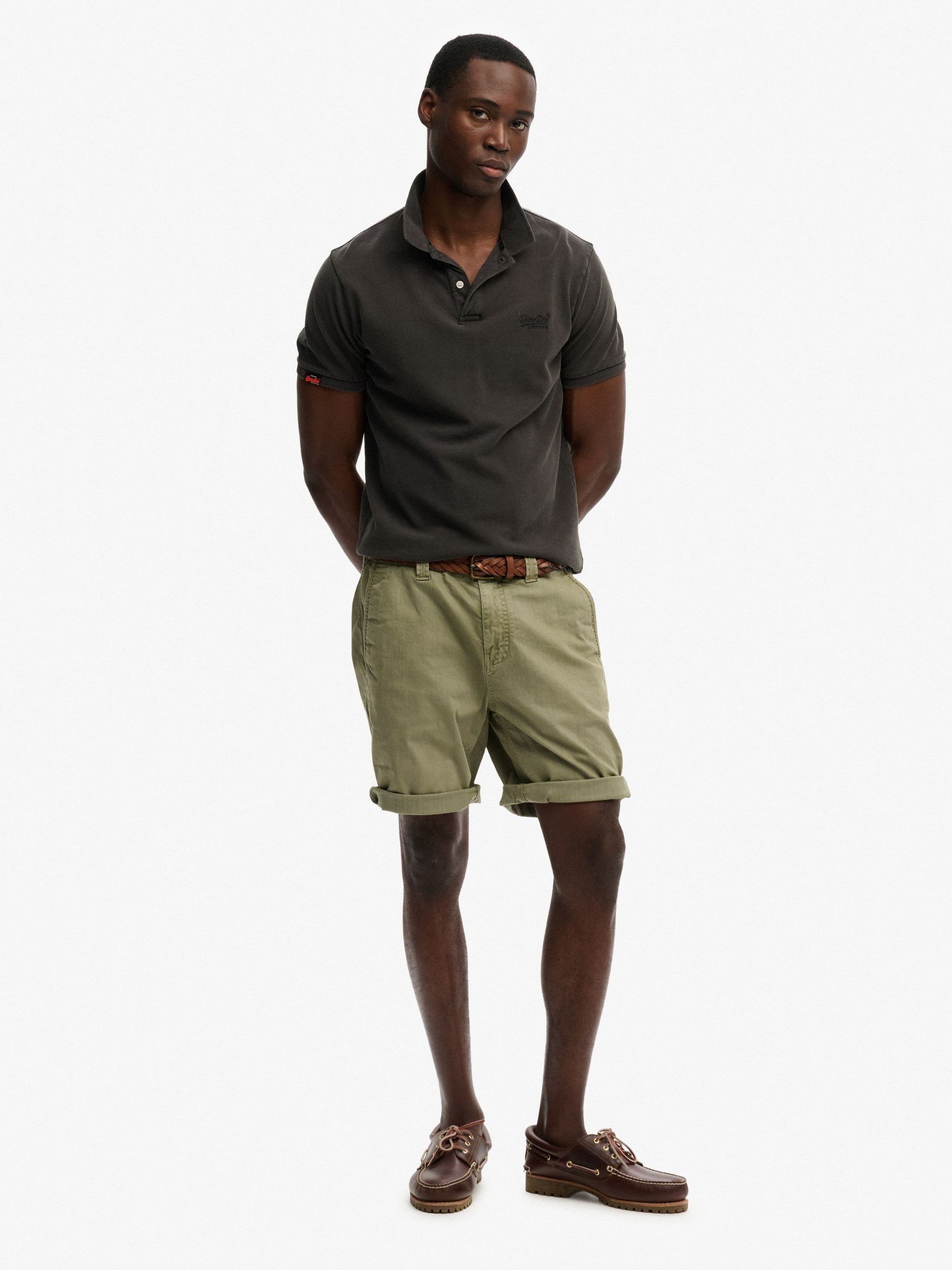 Buy SUPERDRY Green Utility Chino Shorts from Next USA