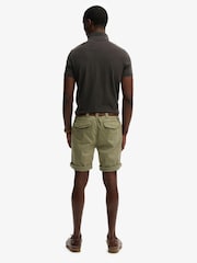 SUPERDRY Green Utility Chino Shorts - Image 3 of 5