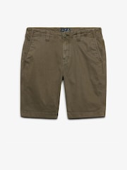 SUPERDRY Green Utility Chino Shorts - Image 6 of 6