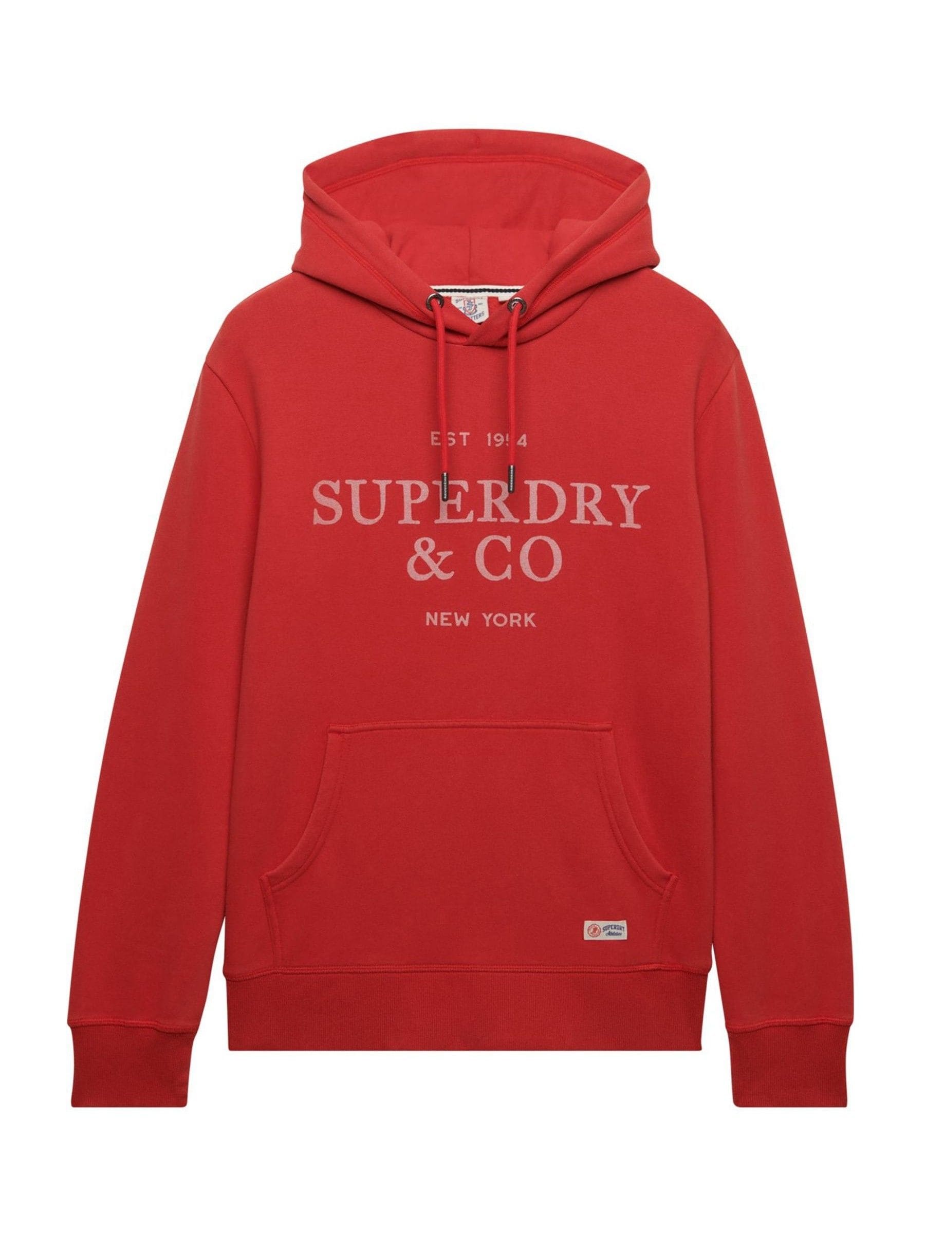 Buy Superdry Red 1954 Company Relaxed Hoodie from Next USA