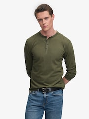 SUPERDRY Slub Long Sleeve Jersey Grandad Top - Изображение 3 7