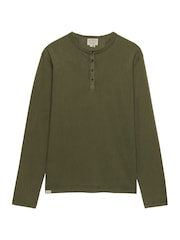 SUPERDRY Slub Long Sleeve Jersey Grandad Top - Изображение 6 7