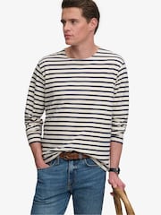 متجر Superdry​​​​​​​ التجاري - بلوزة كم طويل مقلمة - Image 1 of 7