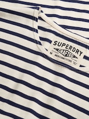 متجر Superdry​​​​​​​ التجاري - بلوزة كم طويل مقلمة - Image 7 of 7