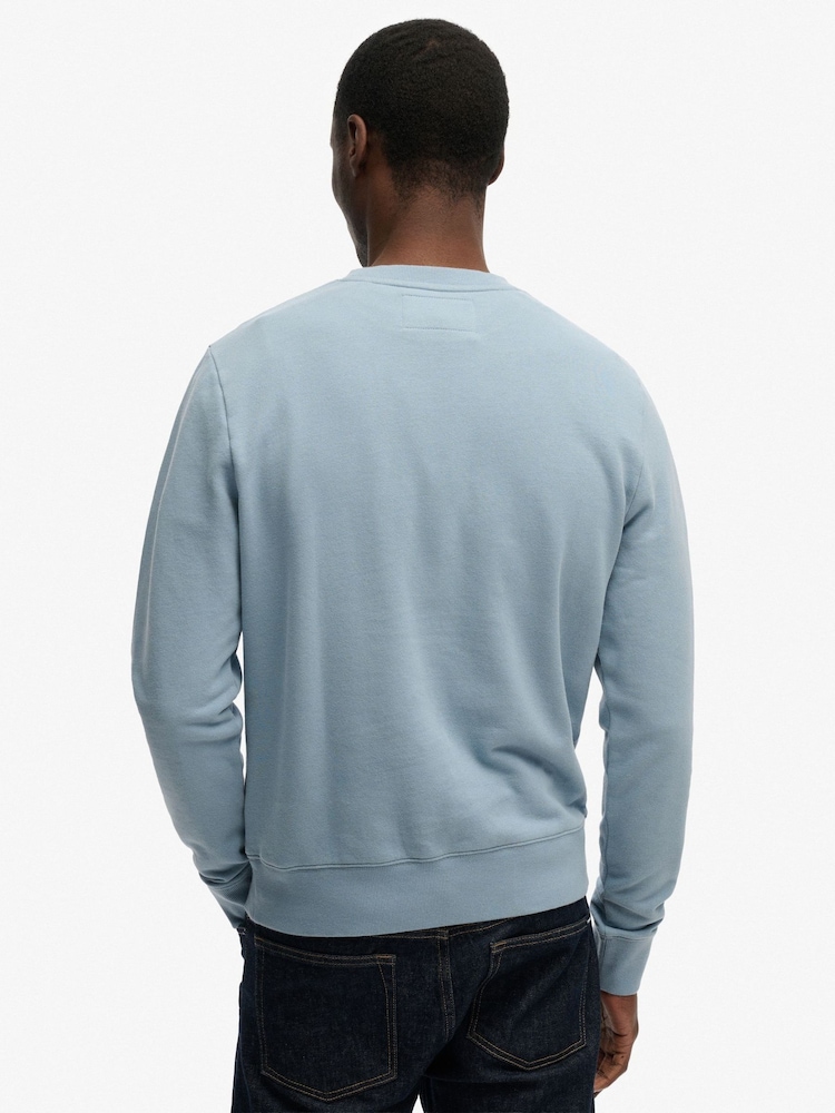 SUPERDRY Blue Coastal Relaxed Sweatshirt - Image 2 of 7
