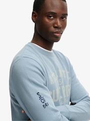 SUPERDRY Blue Coastal Relaxed Sweatshirt - Image 5 of 7