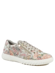 Pavers Floral Casual Breathable Zip Trainers - Image 1 of 5