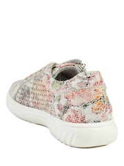 Pavers Floral Casual Breathable Zip Trainers - Image 3 of 5