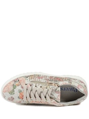 Pavers Floral Casual Breathable Zip Trainers - Image 4 of 5