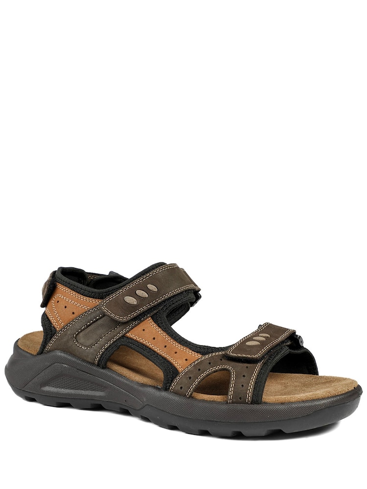 بني - Pavers Dual Fasten Comfort Sandals - صورة 1 من 5 بني - Pavers Dual Fasten Comfort Sandals - صورة 1 من 5