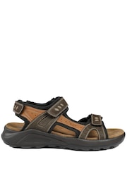 بني - Pavers Dual Fasten Comfort Sandals - صورة 2 من 5