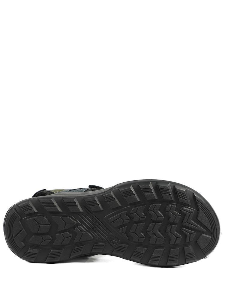 Pavers Navy Blue/Green Dual Fasten Comfort Sandals - Image 6 of 6 Pavers Navy Blue/Green Dual Fasten Comfort Sandals - Image 6 of 6