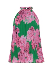 Star by Julien MacDonald Green Pleated Halterneck Top - Image 5 of 5