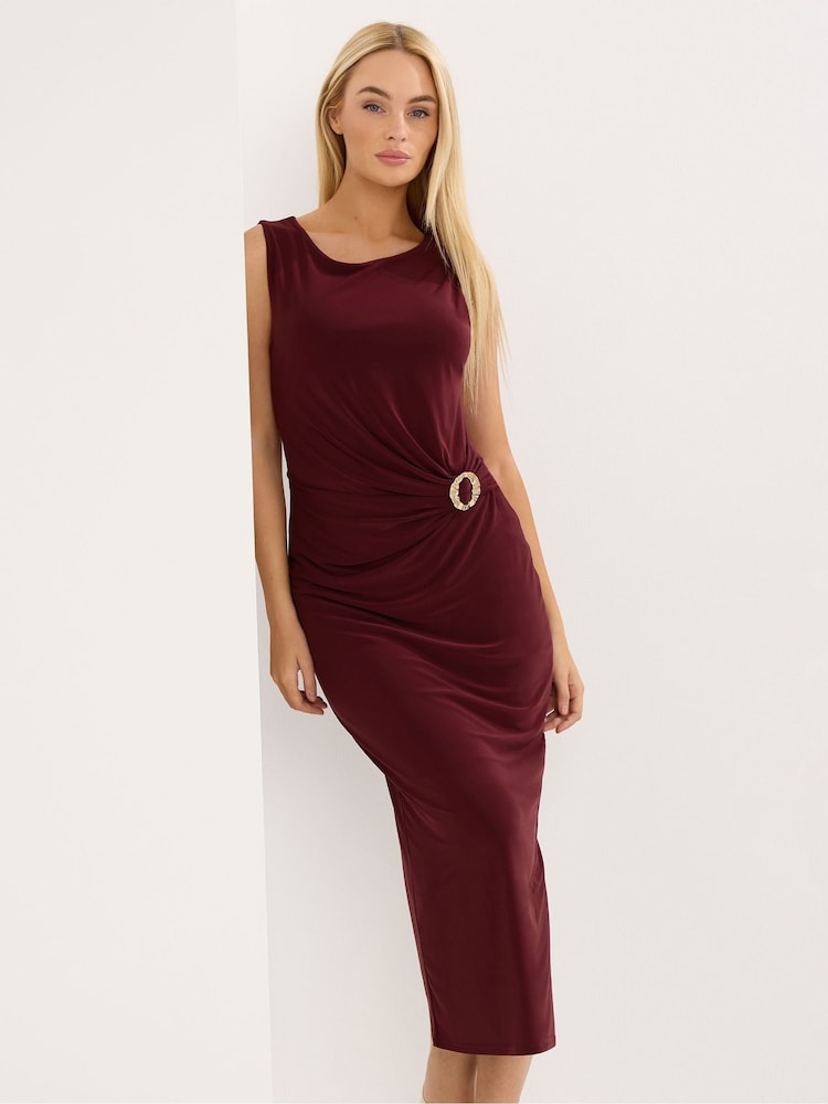 Star by Julien MacDonald Red ITY Mock Wrap Dress - Image 1 of 5 Star by Julien MacDonald Red ITY Mock Wrap Dress - Image 1 of 5